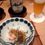 日本料理 楽心 - ●おまかせコース18,000+中瓶ビール900X3＋日本酒(1合1700X2)+サービス料2410=25,600円 2019年07月