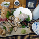 苫小牧新鮮魚市場 - 料理写真:貝づくし_3品(1944円)_2019-07-11