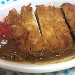 肉の栄屋 - カレー（自家製）＋トンカツ