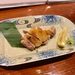 Edo Toukyou Wazen Sumi - 東京軍鶏のもも塩炙り焼き950円