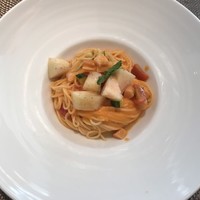 Furutoshi - 桃とトマトの冷製フェデリーニ