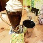 コメダ珈琲店 - アイスコーヒー＆クリームコーヒー