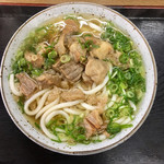 立ち食いうどん 味沢 - ぼっかけうどん 上から