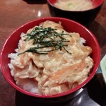 レコードカフェ ミモザバード - 豚玉丼定食500円