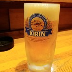 のらくら - 生ビール 350円