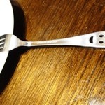 田島亭 - デザートのフォークが可愛いね！