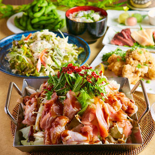 三河地鶏焼きと鶏ちゃん焼きの贅沢コース 3時間飲み放題付き全9品4 500円 鶏とチーズの個室居酒屋 Toriko 岐阜店 名鉄岐阜 居酒屋 食べログ