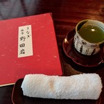Yokohama Nodaiwa - 煎茶を頂きながら　注文を