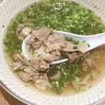 串かつ でんがな - 牛肉吸い：494円