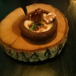 ラ・ボンヌターブル - 原木な椎茸は身が厚い(ΦωΦ）