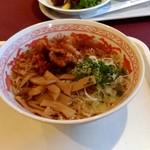 新日本海フェリー らべんだあ AKANE - 【2019.7.26(金)】ザンギ醤油ラーメン(並盛)800円