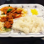 Chuukai Zakaya Mampuku - プレートランチ 酢豚定食