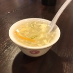 中華居酒屋満福 - 卵スープ