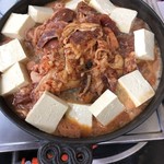 ホルモン幸楽 花輪本店 - こんな感じで配膳