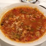 アステリックス - 野菜スープ。私好みの辛めの味付け。