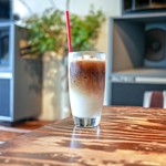 ミンガスコーヒー - ■アイスカフェオレ 650円