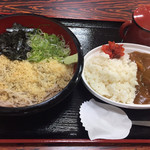 そば処わらべや - ぶっかけとミニカレー