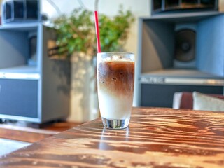 ミンガスコーヒー - ■アイスカフェオレ 650円