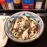 丸亀製麺 - 鶏チャーシューねぎだれぶっかけ