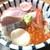 レストラン 海幸苑 - ミニ海鮮丼 ドアップ(おろしそば(冷)とミニ海鮮丼セット 1,390yen)