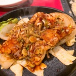 Okonomiyaki Ryou - 牛ホルモンの甘辛焼き