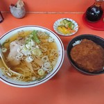 福竜軒 - ヒレカツ丼セット 850円