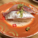 回転寿し トリトン - アジ 新鮮そのもので生臭は皆無