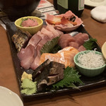 活魚酒場 魚虎 - 「板長厳選！超新鮮鮮魚盛り合わせ」