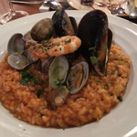 PESCA - 海老と貝のリゾットもコクがあり何とも言えない美味さ