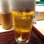 Sushidokoro Ginza Fukusuke - 生ビール：864円