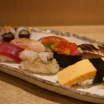 Sushi Kou - 竹にぎりアップ