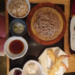 手打ち蕎麦 鴨料理 文楽 - 天ぷらせいろ・ランチ