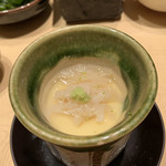 鮨 由う - 帆立の茶碗蒸し