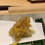 鮨 由う - 山形県産トウモロコシ かき揚げ