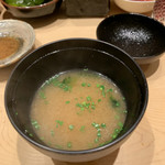 鮨 由う - 味噌汁