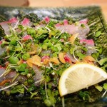 炭火焼鳥と水炊き 五郎一 - ぶりネギ塩パッチョ