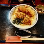 京雀 - 祇園とり天玉子丼セット　1260円