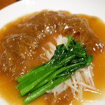 jasuminokukounan - 青鮫の特大尾びれ　白湯醤油煮込み