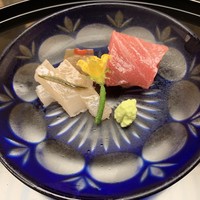 大手町浅田 - お造り 鰈に鮪