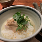 雨後晴 - 〆は迷いに迷ってこちらの『鯛茶漬け』。