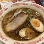 バーミヤン - 味噌黒マー油叉焼麺