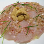 ビストロ メルキュール - イサキと雲丹のカルパッチョ