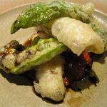 ビストロ メルキュール - 太刀魚と甘長ししとうのベニエ