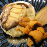 ビストロ メルキュール - 鮑と雲丹の蒸し煮