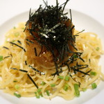 ISO - 氷下魚子っこ醤油漬けパスタ 2019.7月