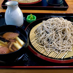 日本蕎麦 家族庵 - ＊鴨せいろ（¥950）＋大盛り（¥100）