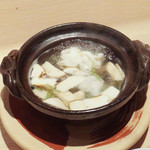 新ばし 星野 - 鱧松茸の鍋