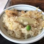 Nagasawa Gaden Resutoran - 天ぷら釜飯定食の釜飯