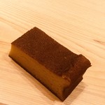 すが弥 - 玉子、芝海老と小柱入り、甘みは蜂蜜