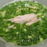 中華香彩JASMINE口福厨房 - 青葱たっぷりコラーゲン鶏白湯麺